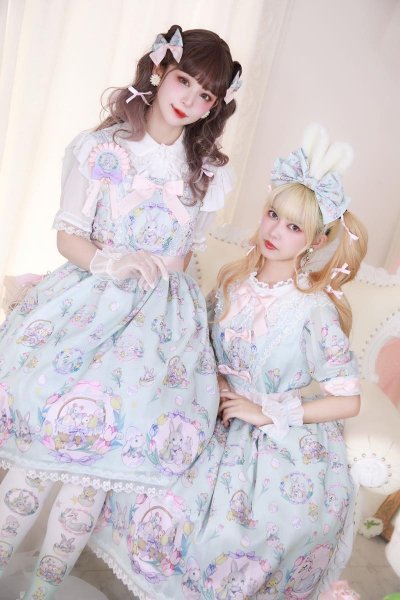 Petit jardin・城咲ロンドンコラボ ジャンパースカート(ミント)【３月末ー4月上旬より随時発送】 - Royal Princess  Alice Official Online Shop