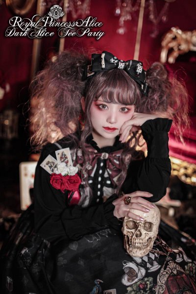 Dark Alice Tea Party・まくら　くらまコラボ　カチューシャ (黒) 【12月下旬より随時発送】 - Royal Princess  Alice Official Online Shop