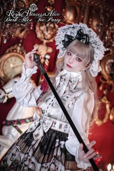 Dark Alice Tea Party・まくら くらまコラボ ボンネット風