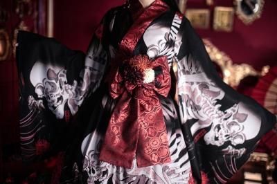 新がしゃどくろ怪 リバーシブル帯付きドレス【即納品】 - Royal
