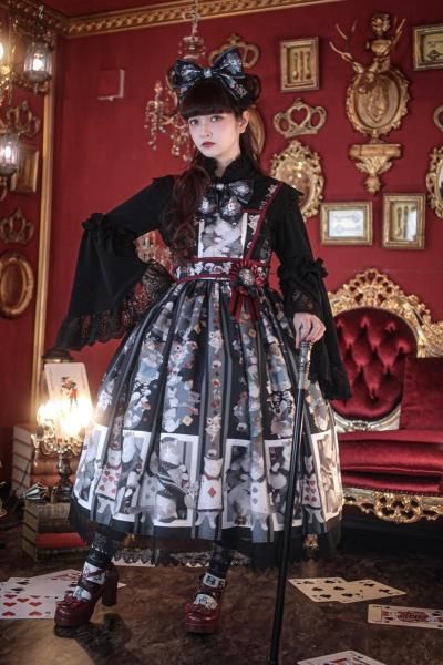 Cat in Wonderland ねこ助コラボ ドレス（黒）【1月下旬より随時
