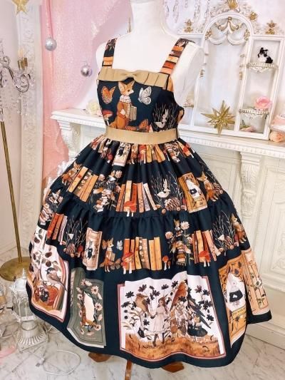  Chocolateラウンドジャンパースカート アイボリー ラッフルデニムジャンパースカート