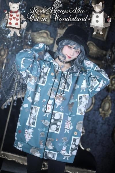 ALICE and the PIRATES 長袖　パーカー　日本製　悪魔猫 ALICE and the PIRATES 長袖 パーカー 日本製 悪魔猫 ALICE and
