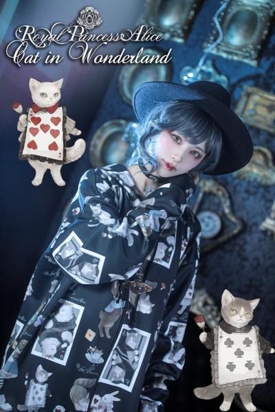 ALICE and the PIRATES 長袖　パーカー　日本製　悪魔猫 ALICE and the PIRATES 長袖 パーカー 日本製 悪魔猫