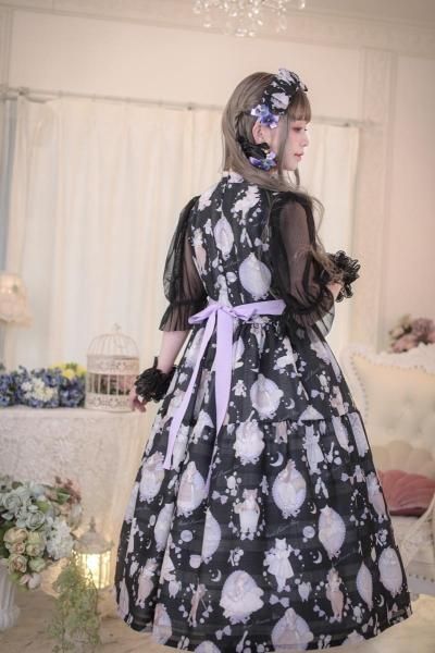 Cosme Cat ねこ助コラボ ワンピース (ブラック)【5月末より随時 Cosme Cat ねこ助コラボ ワンピース (ブラック)【5月末より随時