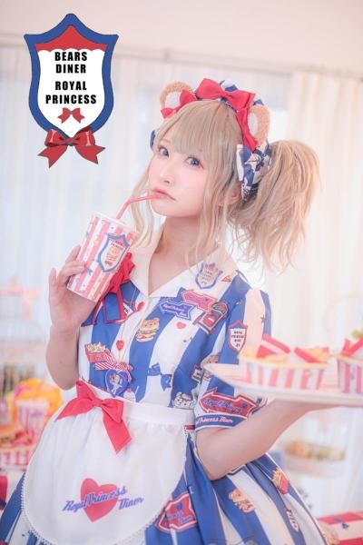 APROSIO&CO 赤いサロペットを着たくまのジャックのネックレス Teddy