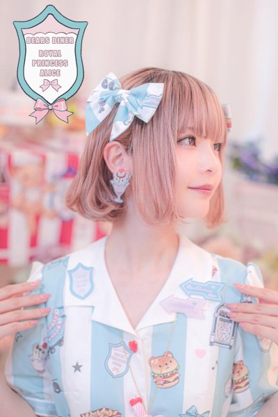 Teddy Bears Diner・城咲ロンドン&関西モデルズコラボ ヘアクリップ