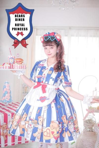 Teddy Bears Diner・城咲ロンドン&関西モデルズコラボ エプロン