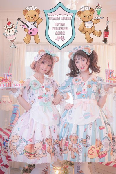 Teddy Bears Diner・城咲ロンドン&関西モデルズコラボ ワンピース