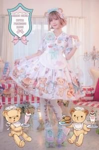 Teddy Bears Diner・城咲ロンドン&関西モデルズコラボ エプロン