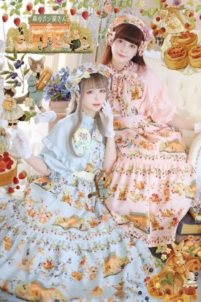 森のパン屋さん tonoコラボ ワンピース （ミント）【7月末~8月上旬より