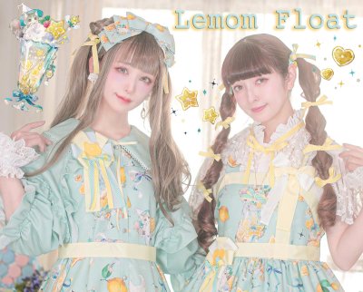 Lemon Float Spinコラボ ヘアクリップセット【8月上旬~中旬より随時