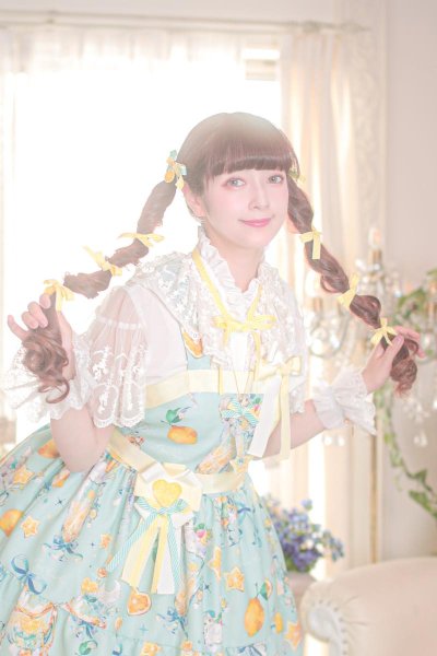 Lemon Float Spinコラボ ジャンパースカート（ミント）【8月上旬~中旬 ...