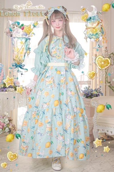 Lemon Float Spinコラボ ワンピース （ミント）【8月上旬~中旬より随時発送】 - Royal Princess Alice  Official Online Shop