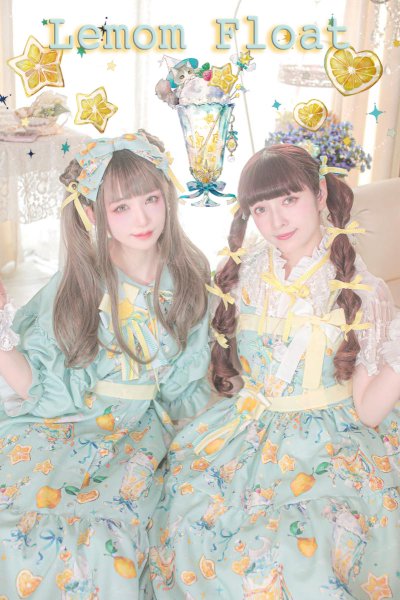 Lemon Float Spinコラボ ワンピース （ミント）【8月上旬~中旬より随時発送】 - Royal Princess Alice  Official Online Shop