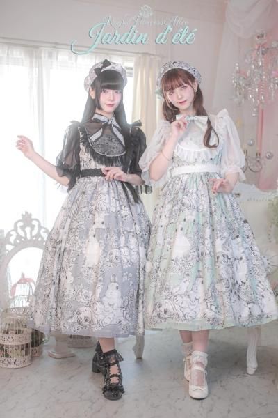 Jardin dete・夏の庭園 ワンピース（ミント）【即納品】 - Royal