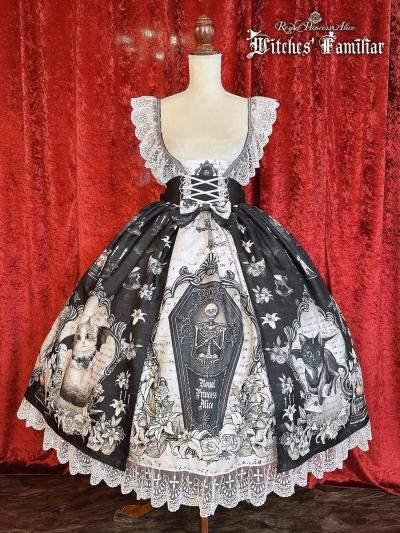 Witches' Familiar 粟木こぼねコラボ 2wayドレス黒×白【即納品