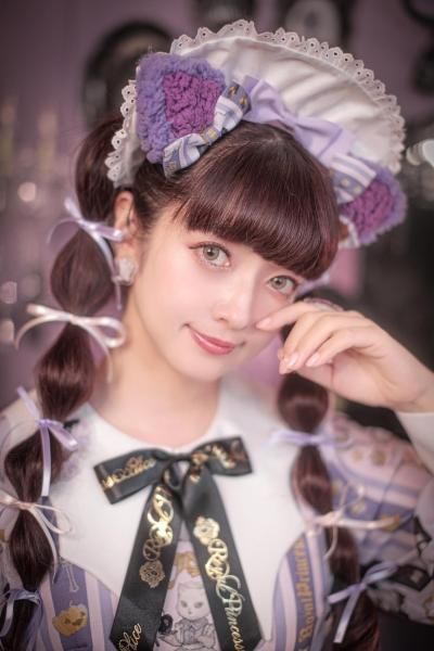 Halloween cat ねこ助コラボ メイドカチューシャ（ピンク）【10月中旬