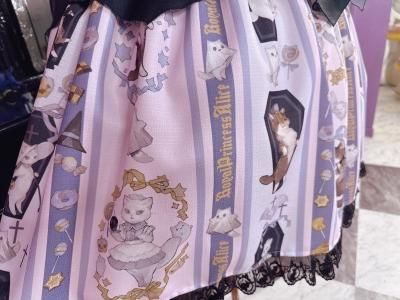 Halloween cat ねこ助コラボ ワンピース(ピンク)【10月中旬 Halloween cat ねこ助コラボ ワンピース(ピンク)【10月中旬