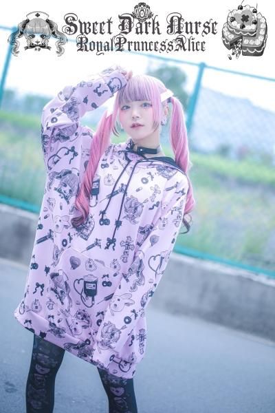 Sweet Dark Nurse・kuuaコラボ パーカー【即納品】 - Royal Princess