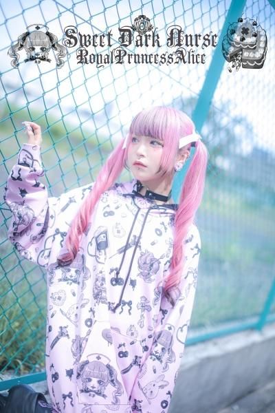 Sweet Dark Nurse・kuuaコラボ パーカー【即納品】 - Royal Princess