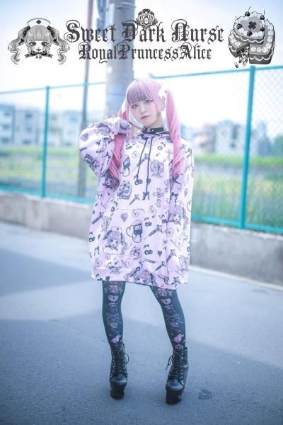 Sweet Dark Nurse・kuuaコラボ パーカー【即納品】 - Royal Princess