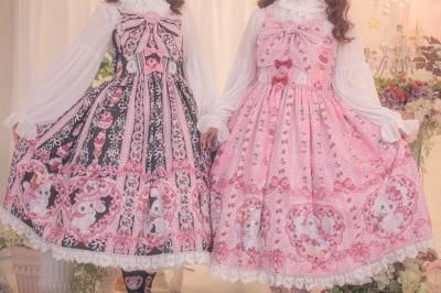 Strawberry Sweets・飴ノ森ふみかコラボ ジャンパースカート（ピンク