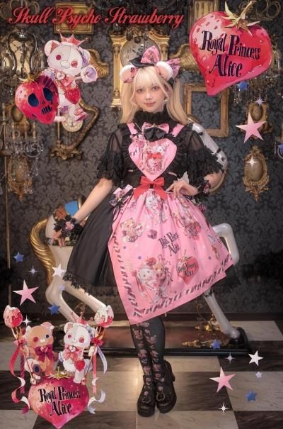 【早い者勝ち】ロリータ  Princess Alice Spinコラボ Lemon Float Spinコラボ ワンピース （ブラック）【8月上旬~中旬