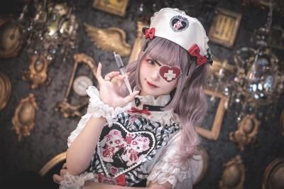 Sweet Hospital Nurse飴ノ森ふみかコラボ ナースハット（白）【9