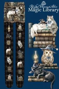 魔法図書館 粟木こぼねコラボ ロゼット（黒）【2月中旬より随時
