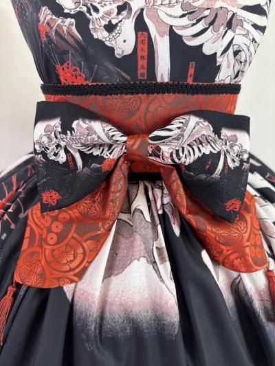 【新品未開封】Gothic circus 新がしゃどくろ ロングスカート 新品未開封】Gothic circus 新がしゃどくろ ロングスカート