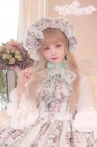 Rococo Rose Cat ジャンパースカート（ミント）【4月中旬より
