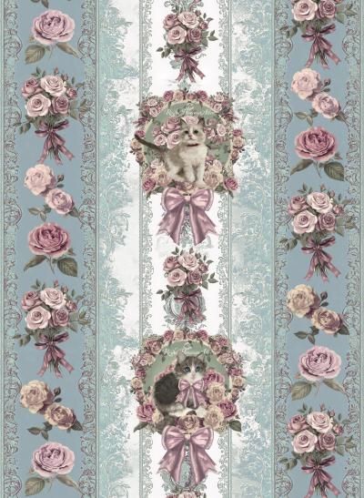 Rococo Rose Cat ボンネット（ブルー・オンライン限定）【4月中旬より