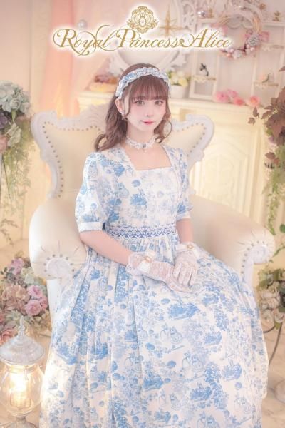 ニャワルドジュイ　ワンピース＋カチューシャ　ロイプリ ニャワルドジュイ カチューシャ（ブルー）【9月頃より随時発送