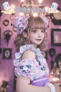  Princess Alice 我愛PANDA 飴ノ森ふみかコラボ 我愛PANDA 飴ノ森ふみかコラボ お団子カバー（ピンク）【8月頃より随時