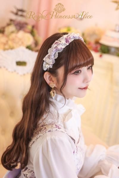 ニャワルドジュイ カチューシャ（ディープラズベリー）【12月~1月頃