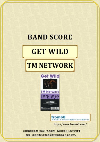 TMN (TM NETWORK) / GET WILD バンド・スコア(TAB譜) 楽譜