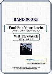 ホワイトスネイク(WHITESNAKE) / Fool For Your Lovin(フール