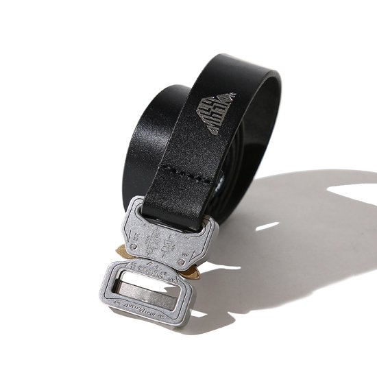 EMISSION COBRA BUCKLE LEATHER BELT - EMISSION