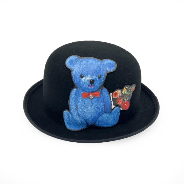 <img class='new_mark_img1' src='https://img.shop-pro.jp/img/new/icons5.gif' style='border:none;display:inline;margin:0px;padding:0px;width:auto;' />teddy bear01  BLUE / BOWLER