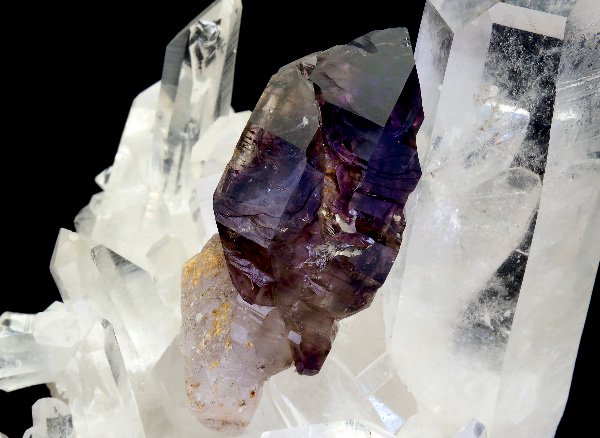 多層ファントム　∞スモーキーアメジスト　虹入り　幻影紫水晶　天然石