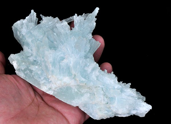 希少原石<BR>美しすぎるブルーアラゴナイトの結晶原石<BR>中国・雲南省・文山県産産