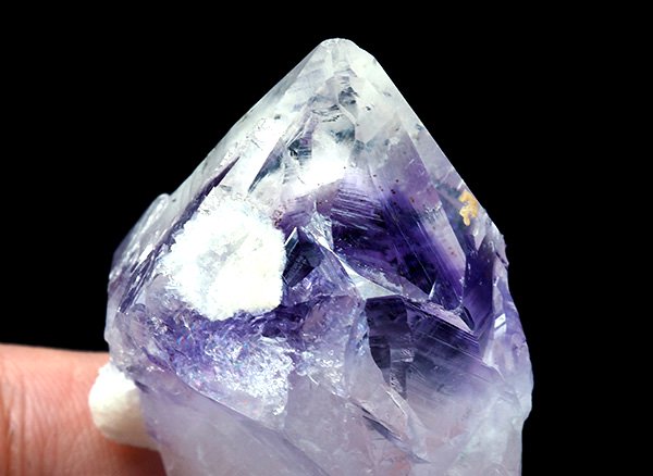 原石<br>美しすぎるアメジストファントムの単結晶ポイント<br>ブラジル・リオグランデ・ド・スル州アメチスタ産