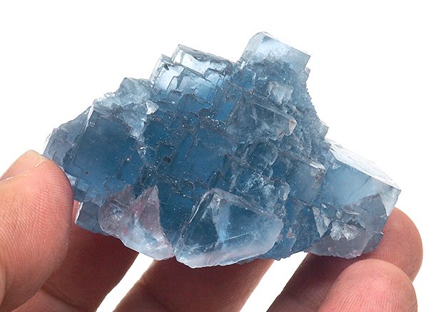 美しすぎる青藍!!<br>癒しのブルーフローライトクラスターSA<br>中国・内モンゴル自治区産