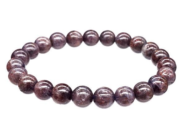 天然石アイオライトサンストーンブレスレットブラッドショット