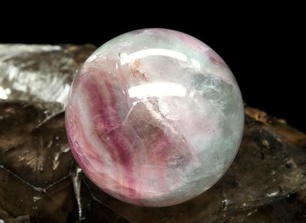 kdashさま専用マンゴーフローライト スフィア 天然石置物 C54 kdash