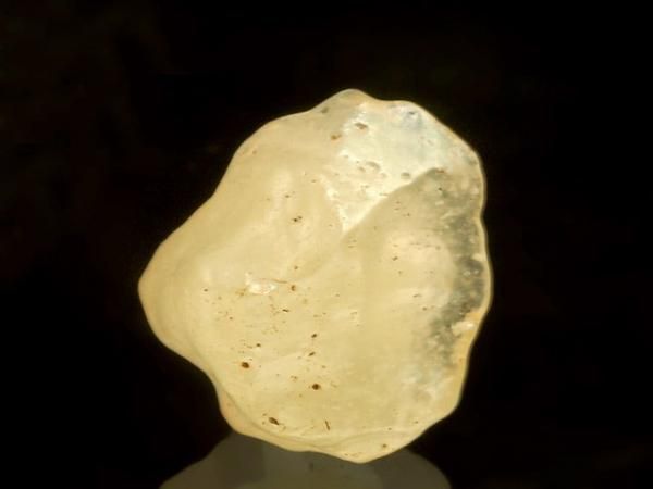 とし◾️リビアングラス・大 鑑別書付き AAAA リビアングラス ブレスレット 超高透明度 13.4